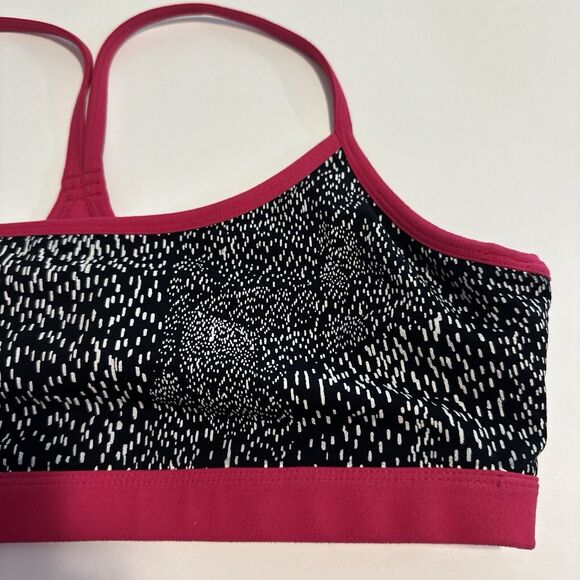 Fabletics Sports Bra Pink Black Dot Intimates & Sleepwear Snapdragon Reversible - Picture 7 of 10